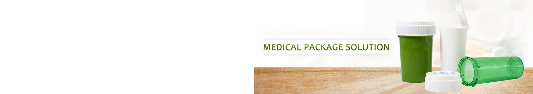 Child Resistant Plastic Vial