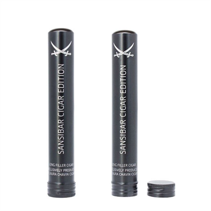 Aluminum Cigar Tube Diameter 23.5mm with Screw Cap