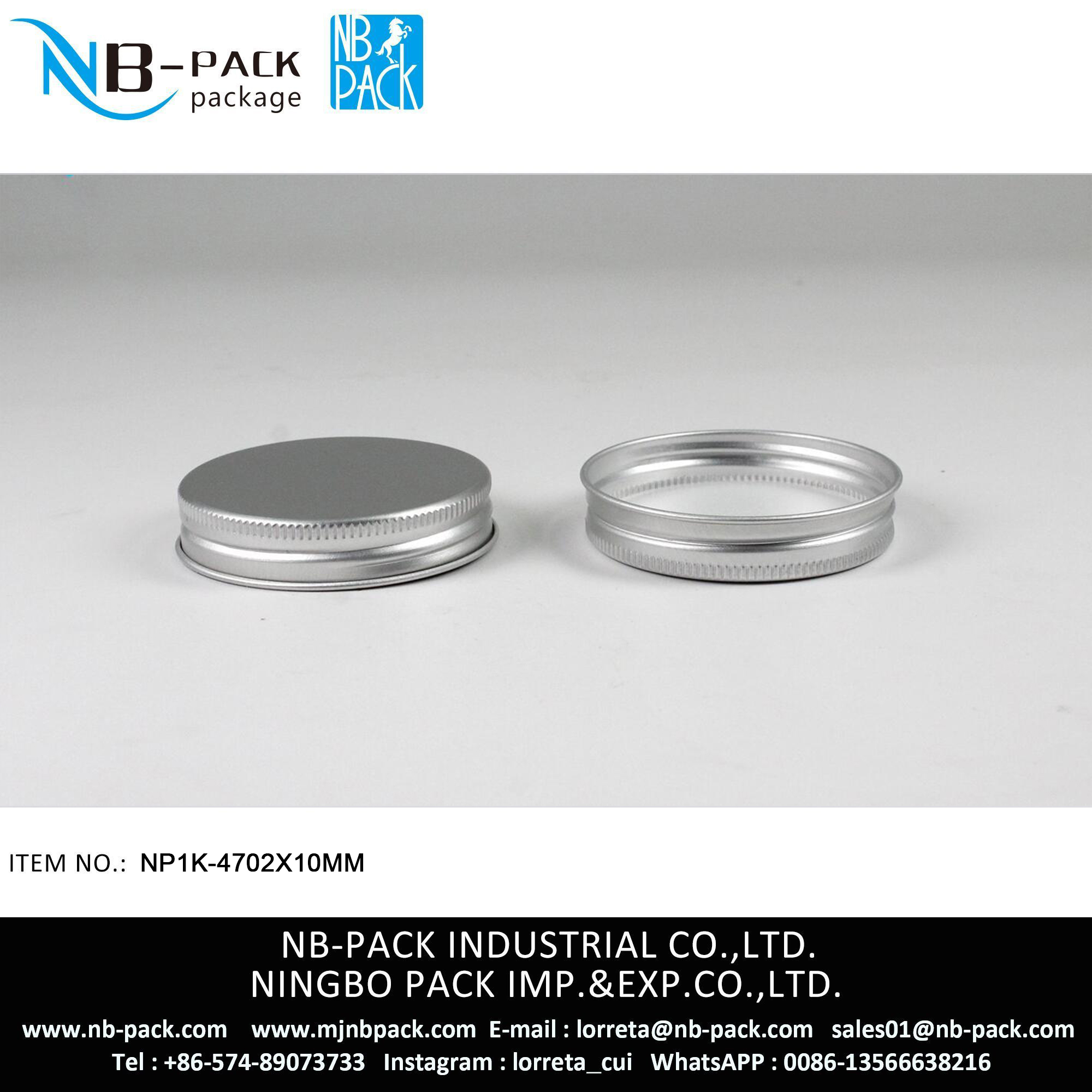 47.2mm Aluminum Cap