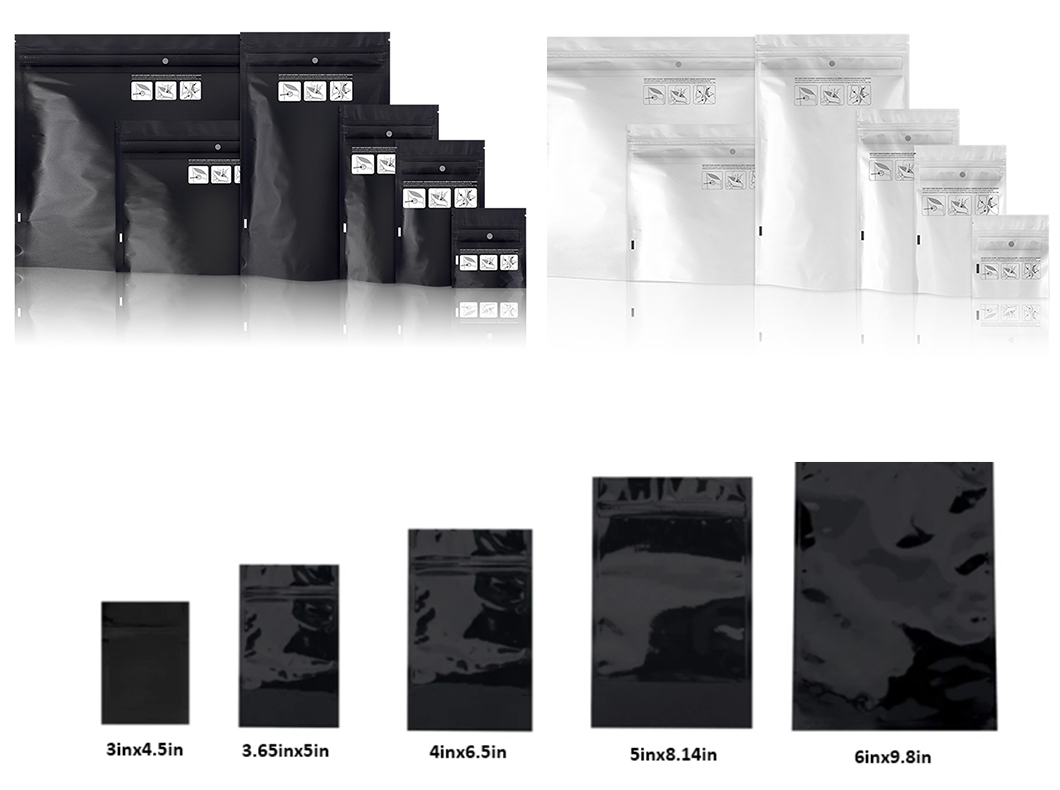 Pinch and Pull Child Resistant Mylar Bags