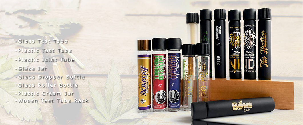 120mm Child Resistant Glass Tube