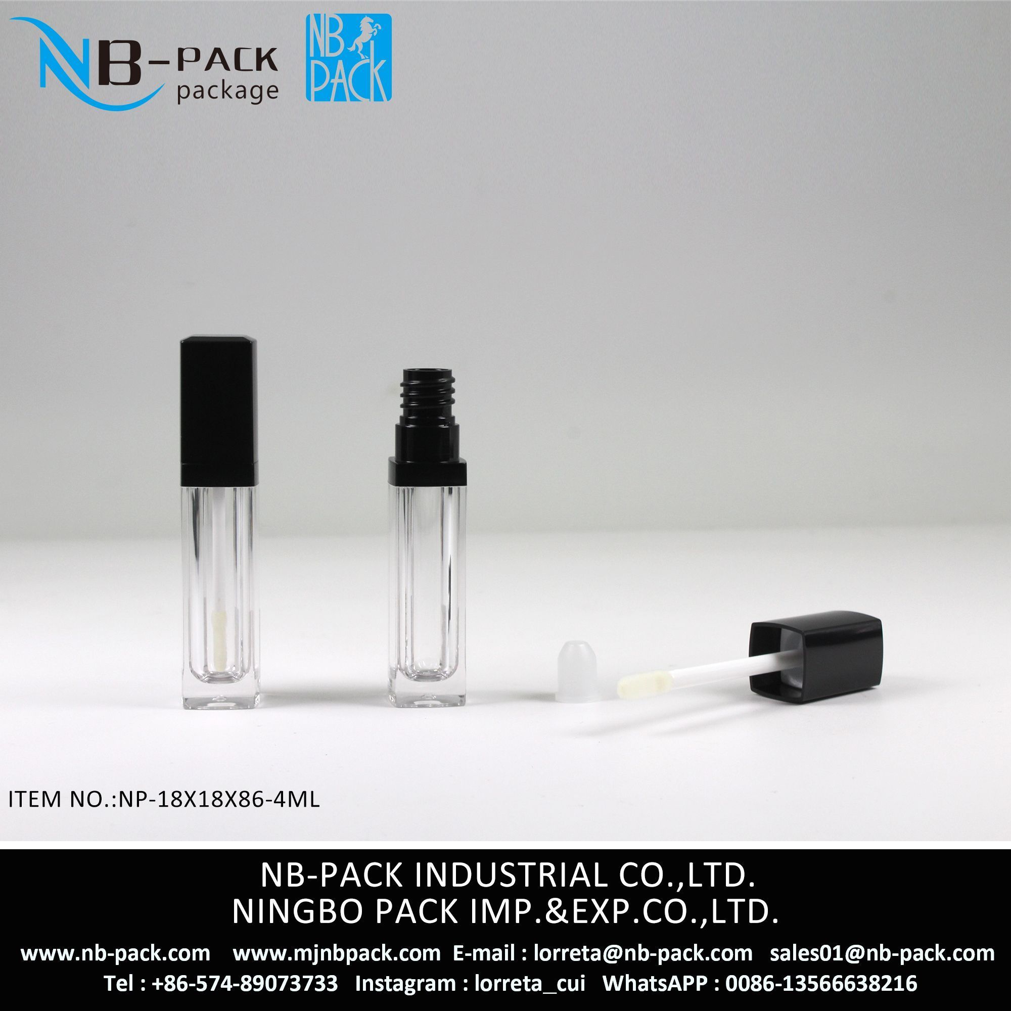 4ml Plastic Lipstick Tube