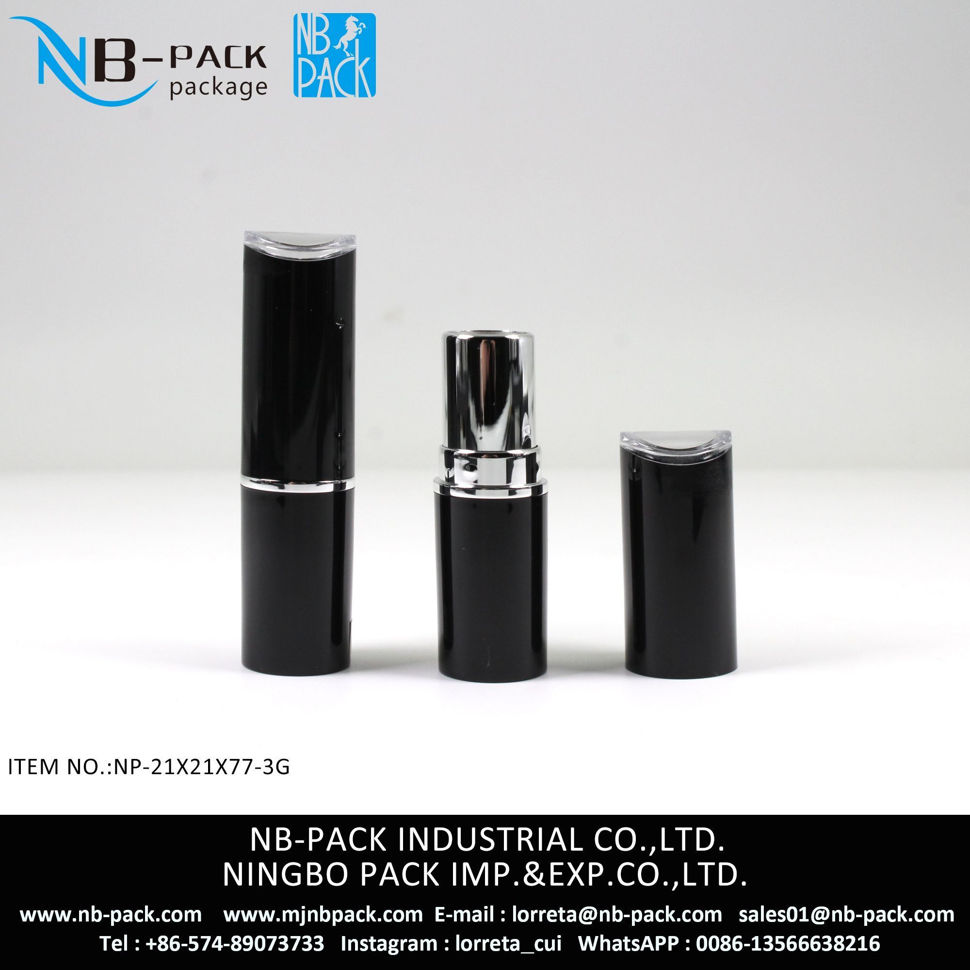 3g Plastic Lipstick Tube