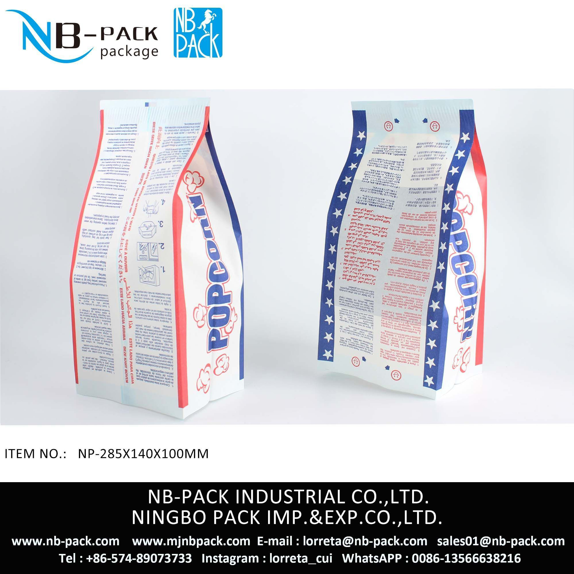 Degradable Microwave Heated Paper Bag