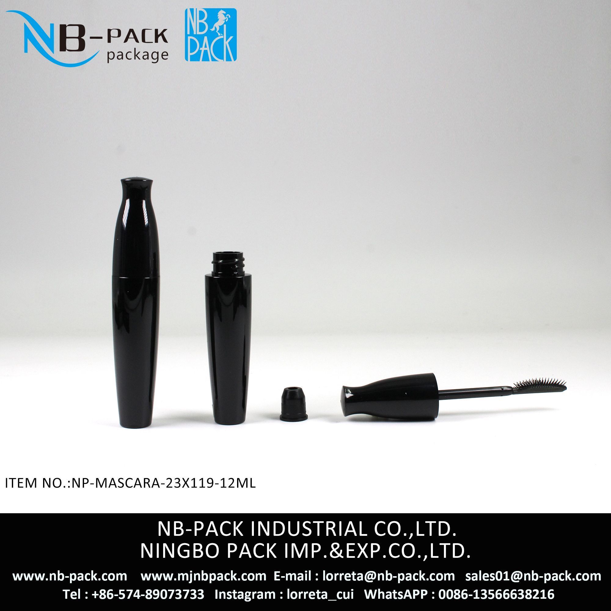 12ML PLASTIC MASCARA TUBE