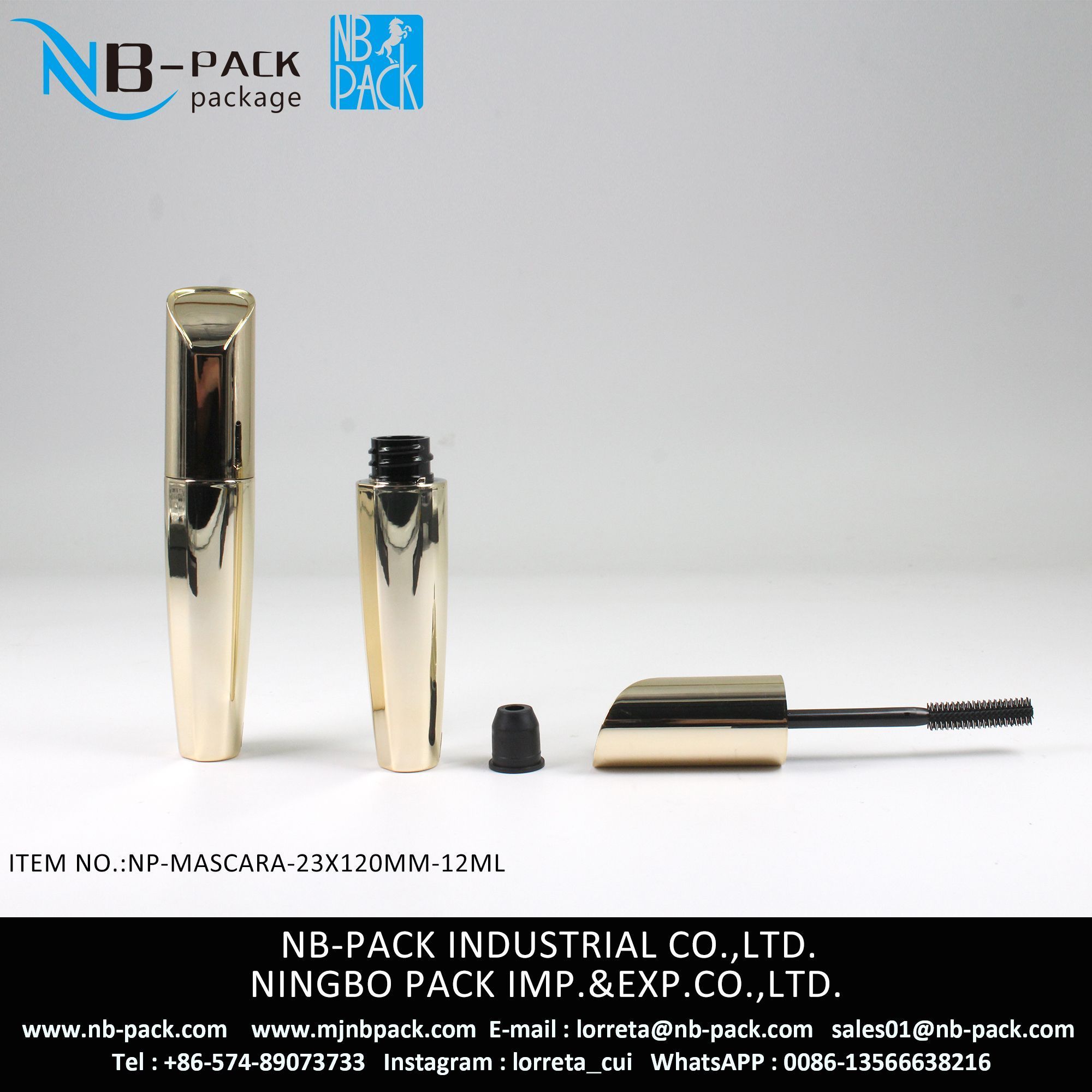 12ML PLASTIC MASCARA TUBE