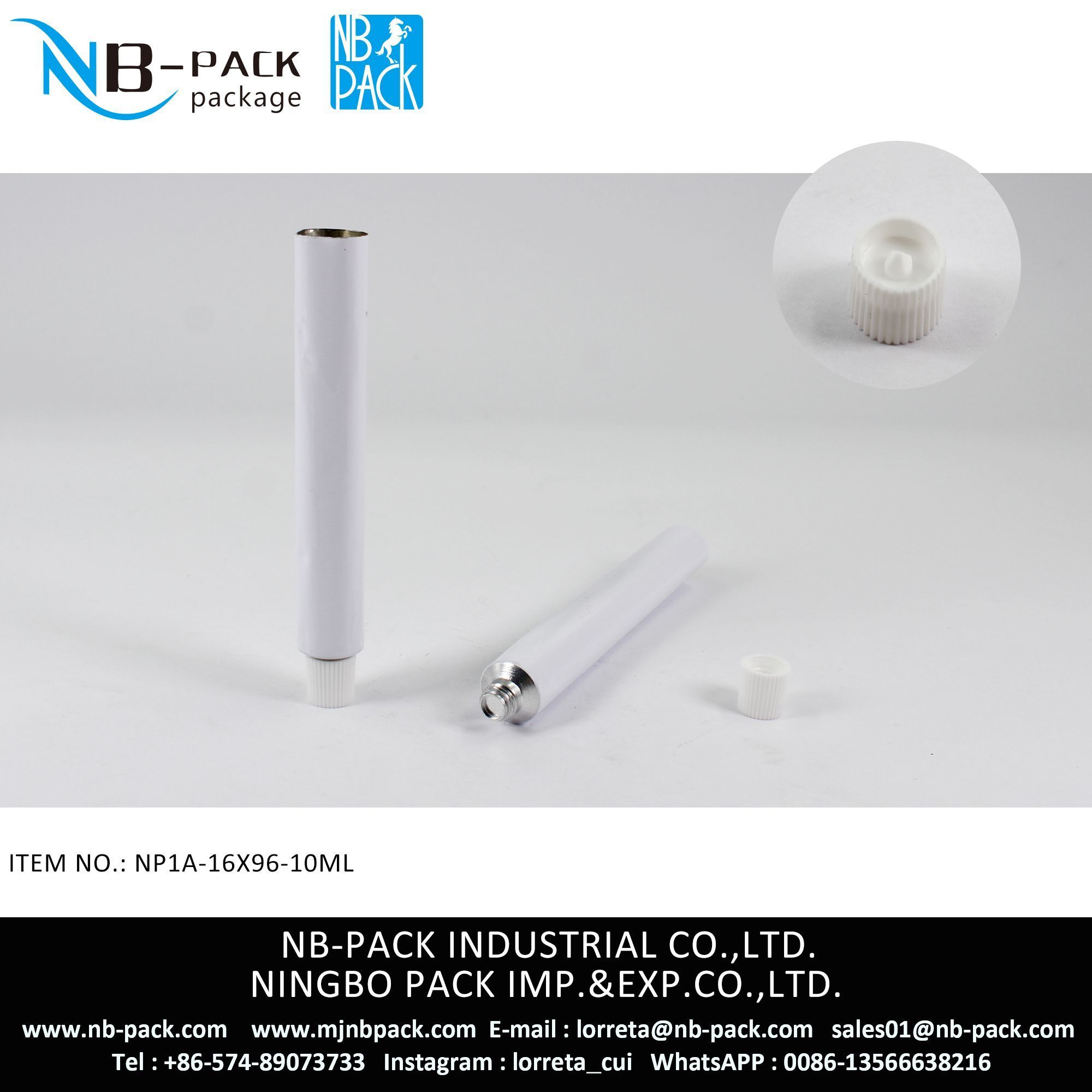 10ml Aluminum Collapsible Tube