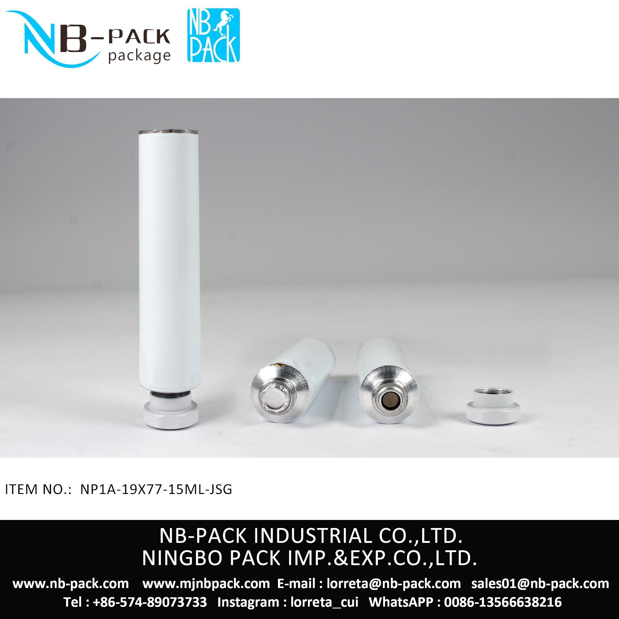 15ml Aluminum Collapsible Tube