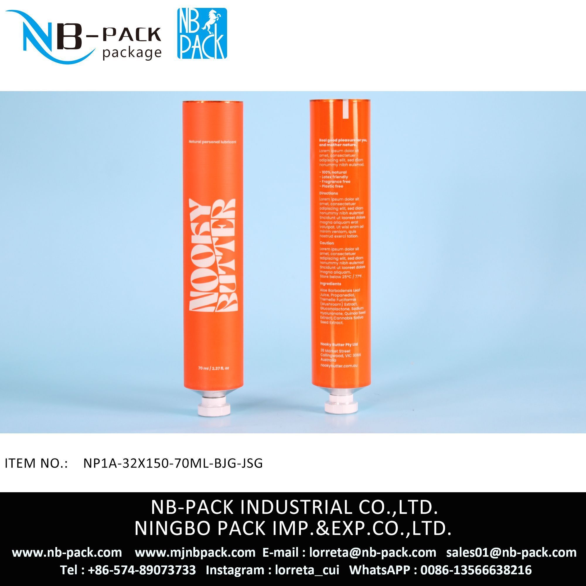 70ml Aluminum Collapsible Tube