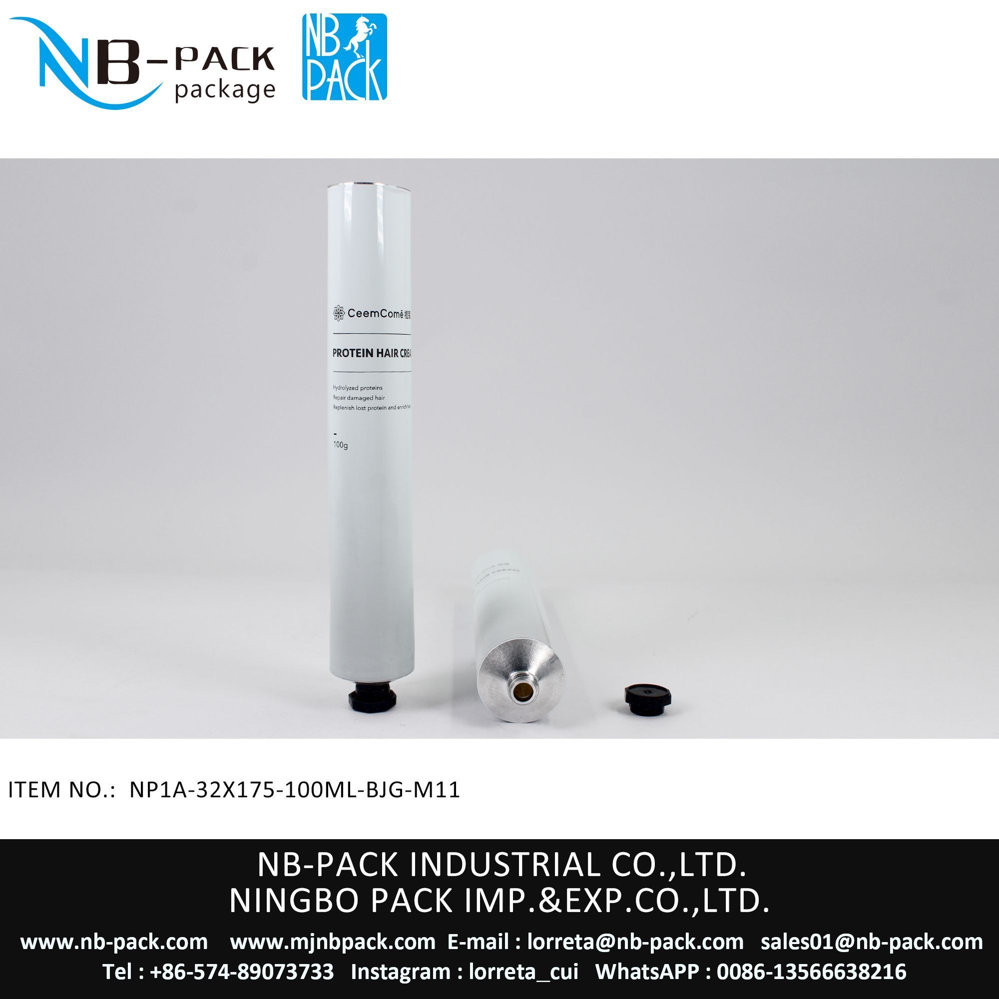 100ml Aluminum Collapsible Tube