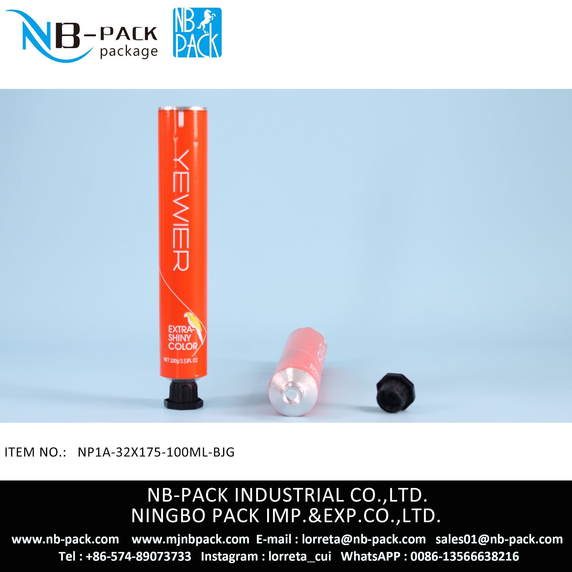 100ml Aluminum Collapsible Tube