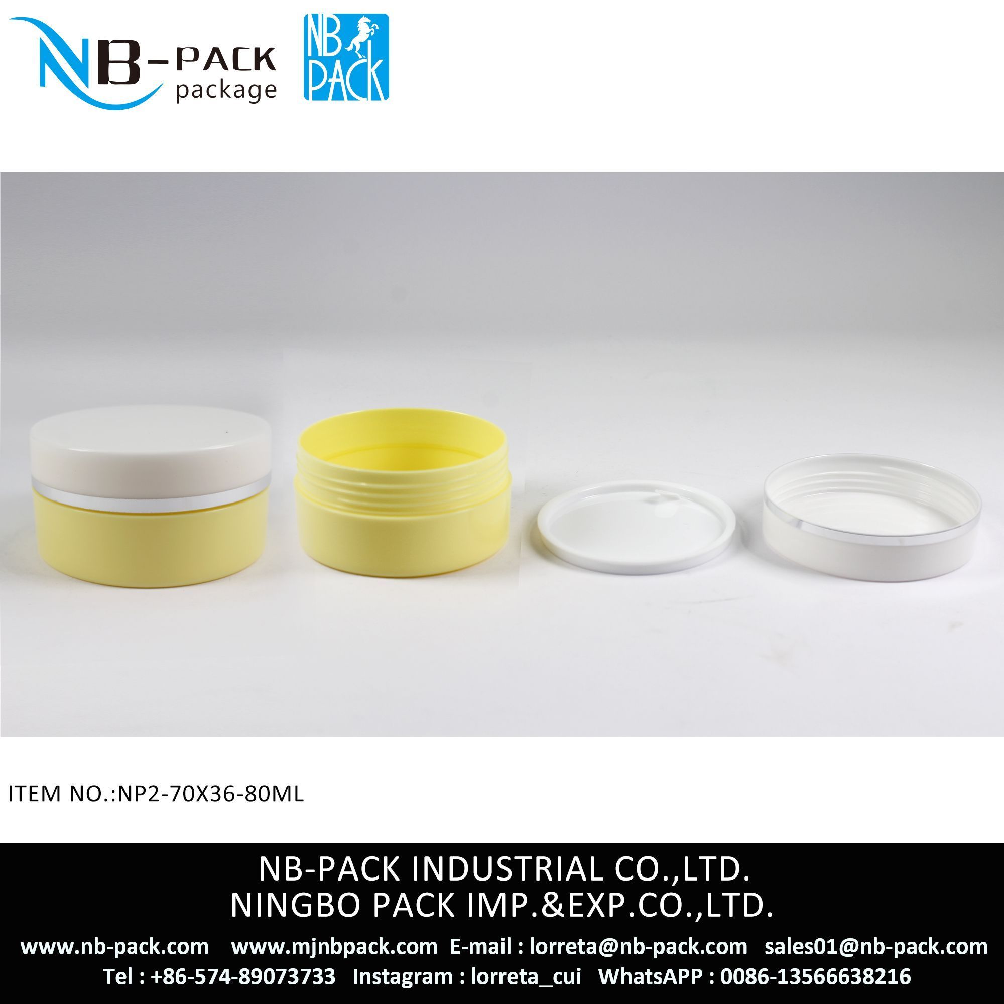 80ml PP Plastic Jar