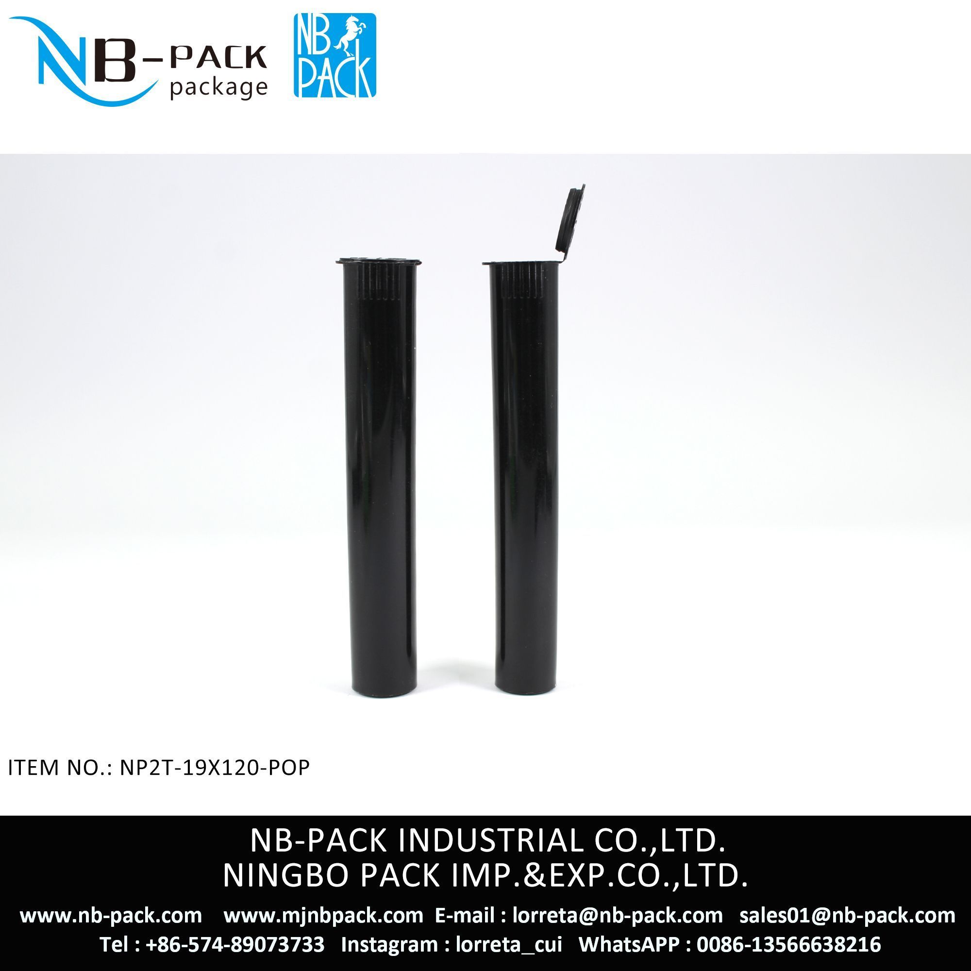 120mm Pop Top Pre Roll Tube