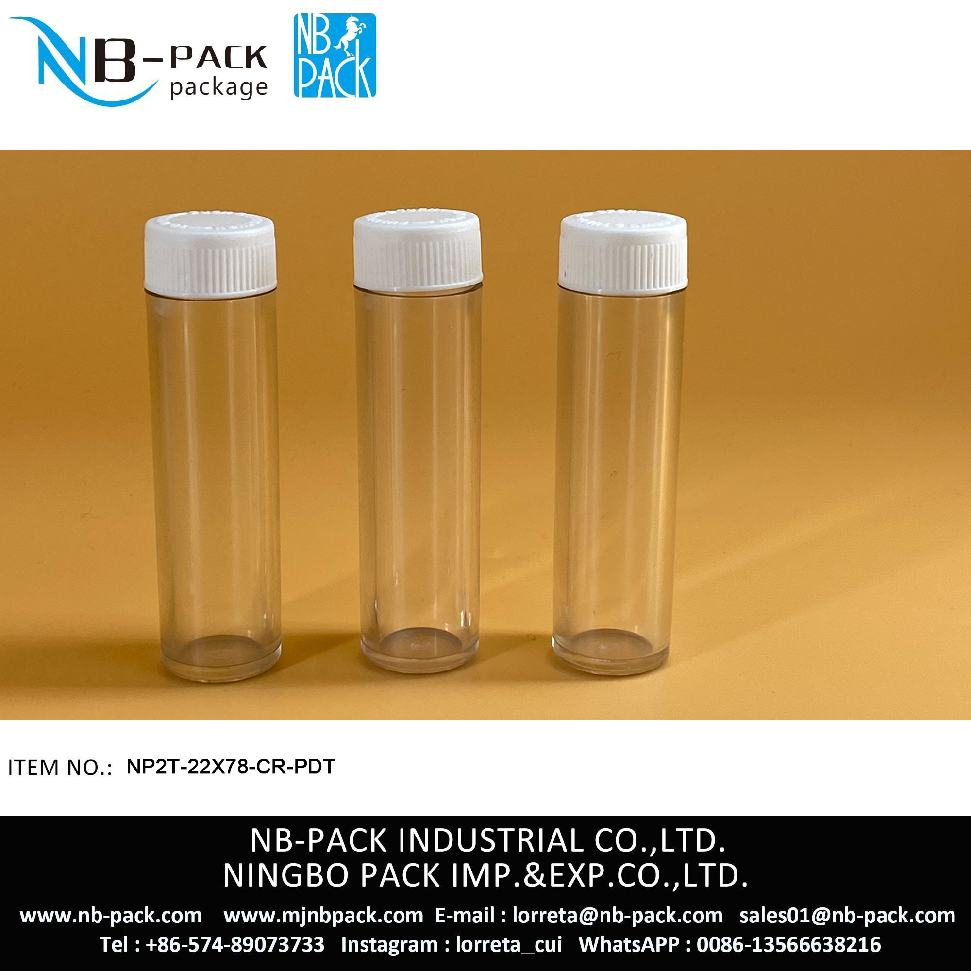 78mm Child Resistant Push & Turn Pre Roll Tube