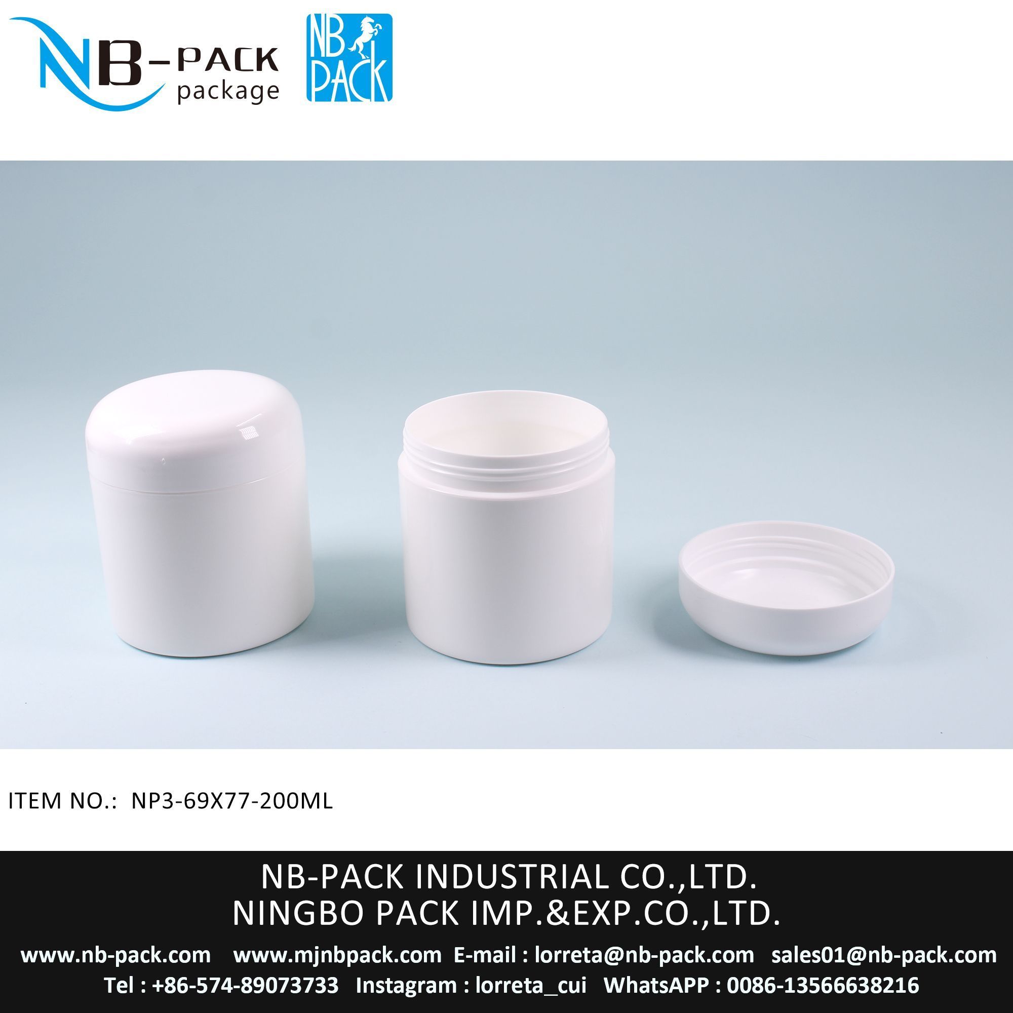 200ml PP Plastic Jar