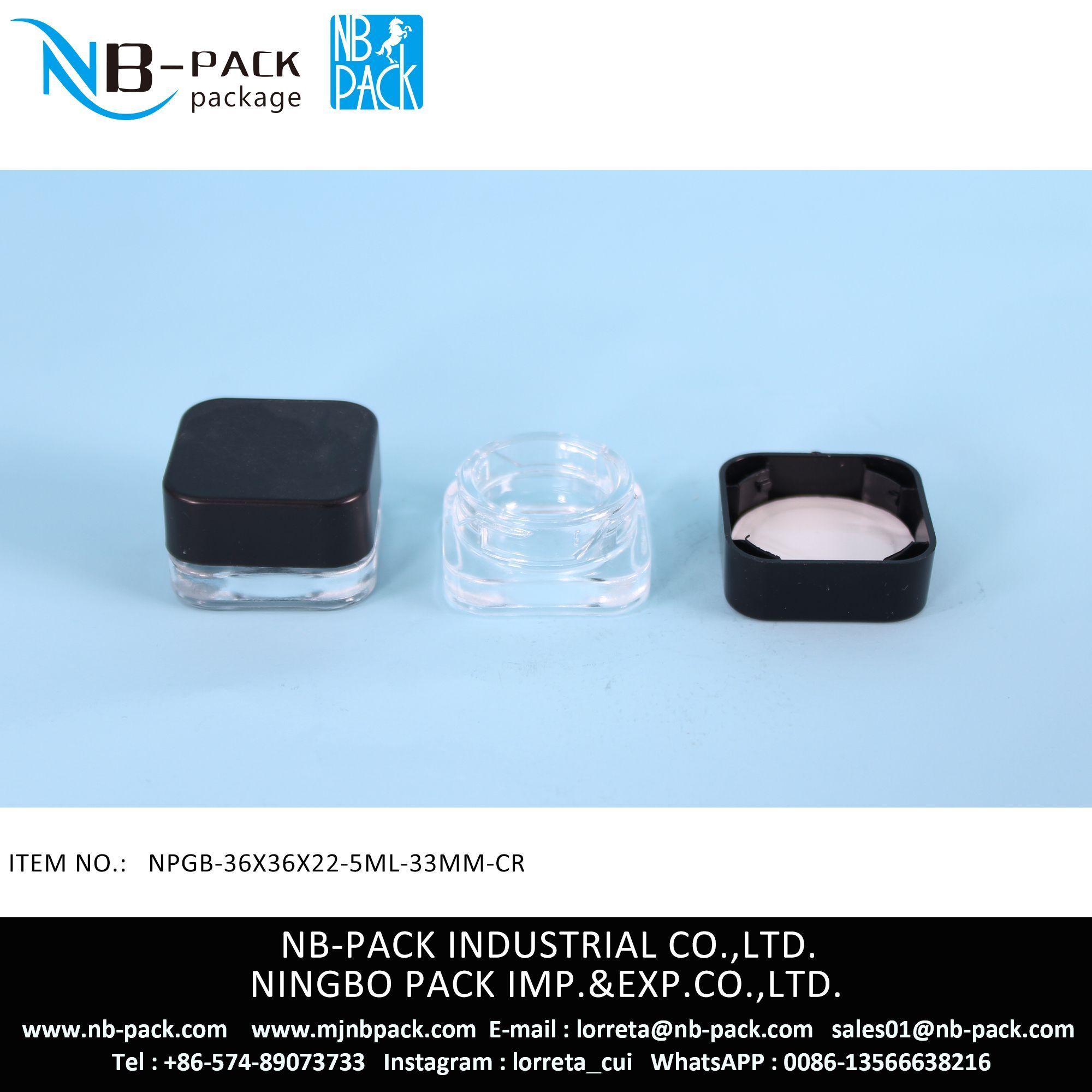 5ml Child Resistant Glass Concentrate Jar