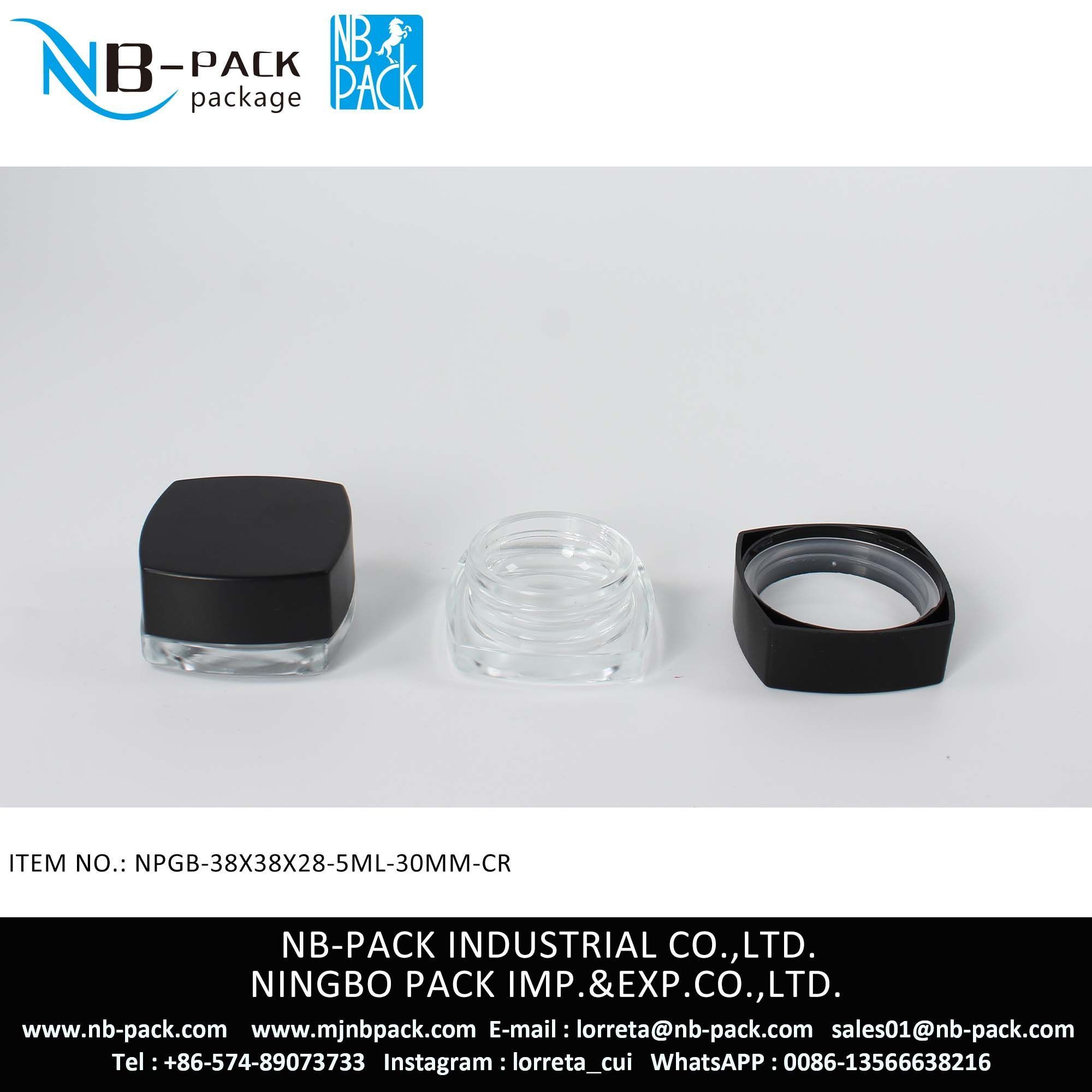 5ml Child Resistant Glass Concentrate Jar