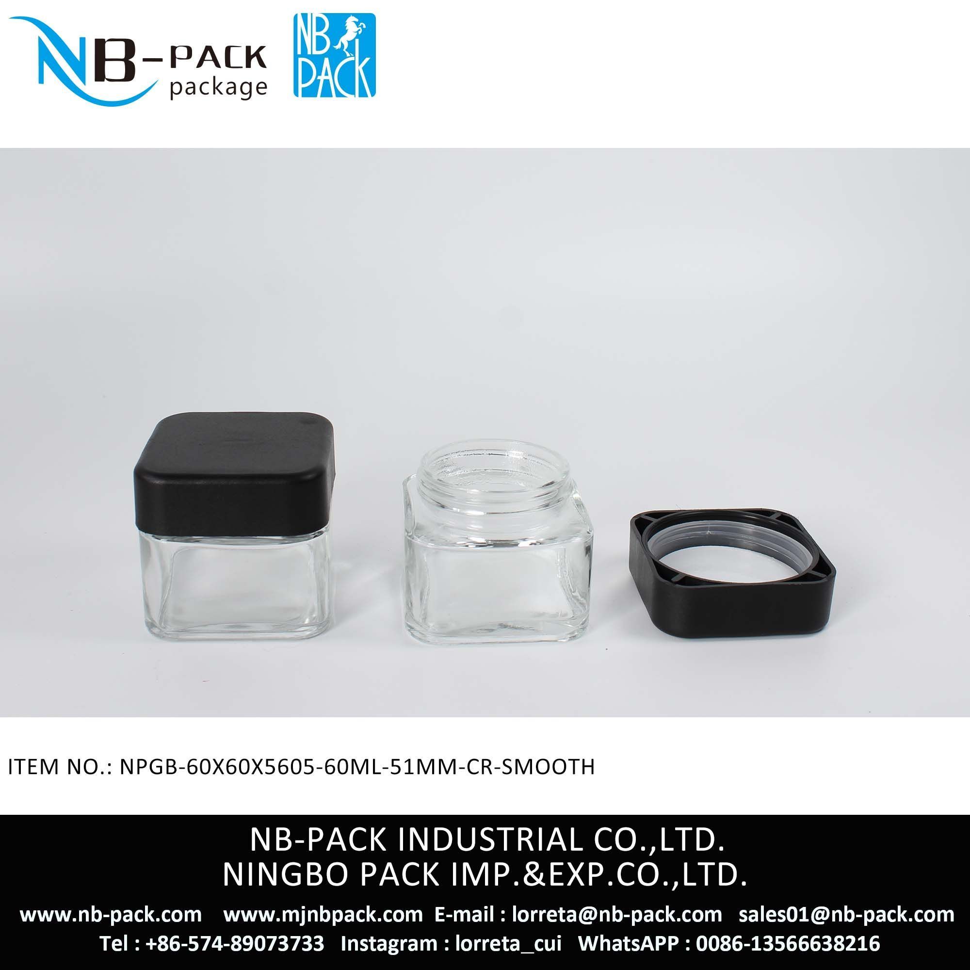 60ml Child Resistant Glass Jar