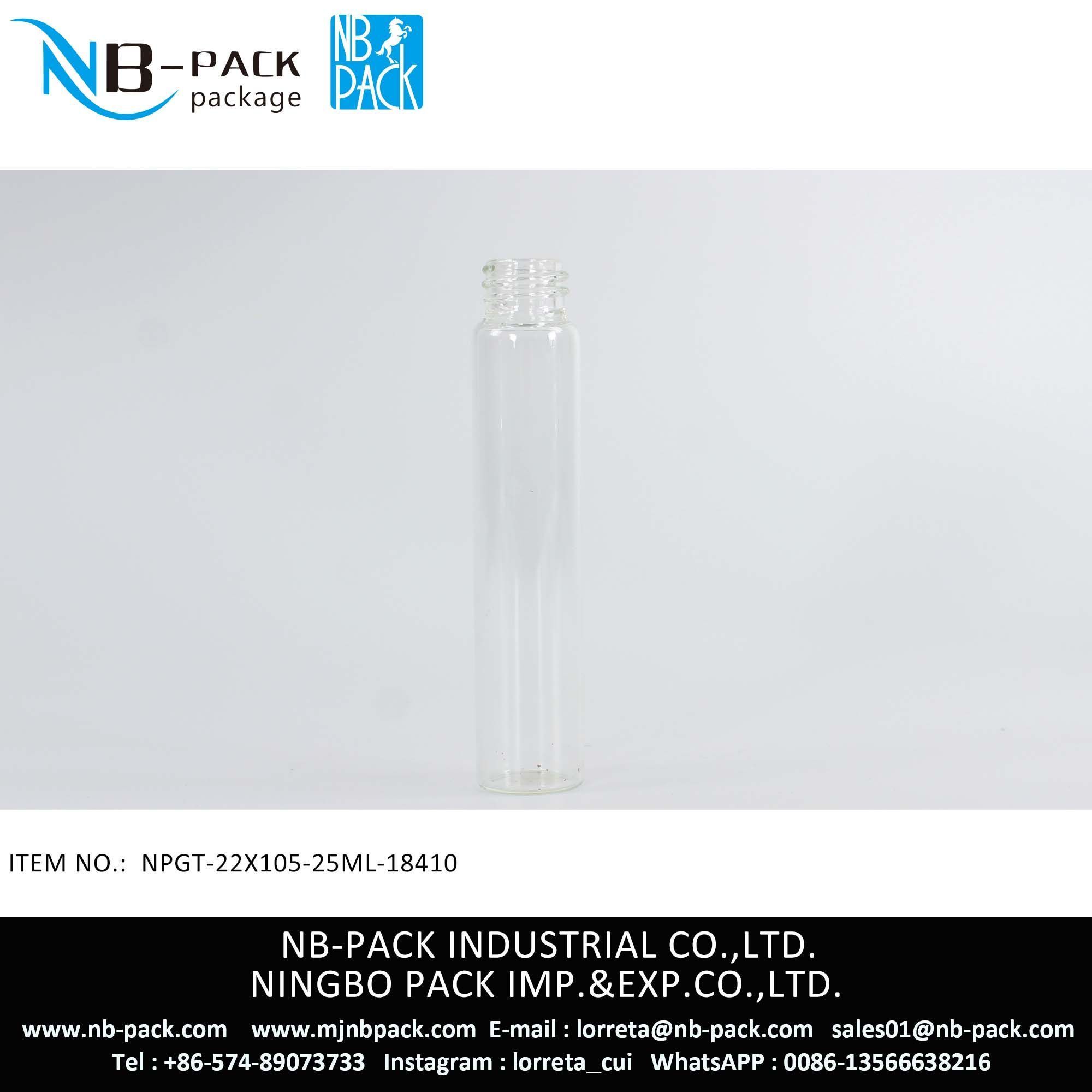 105mm Child Resistant Glass Tube