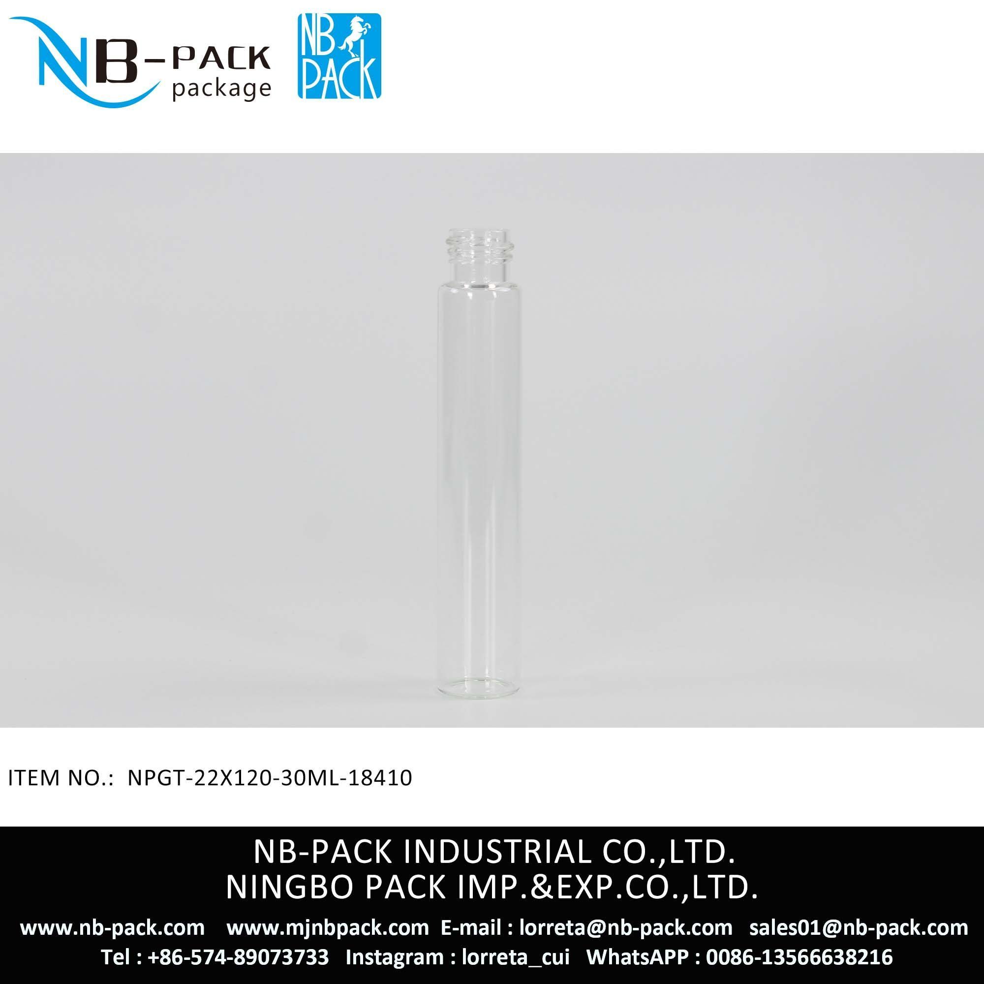 120mm Child Resistant Glass Tube