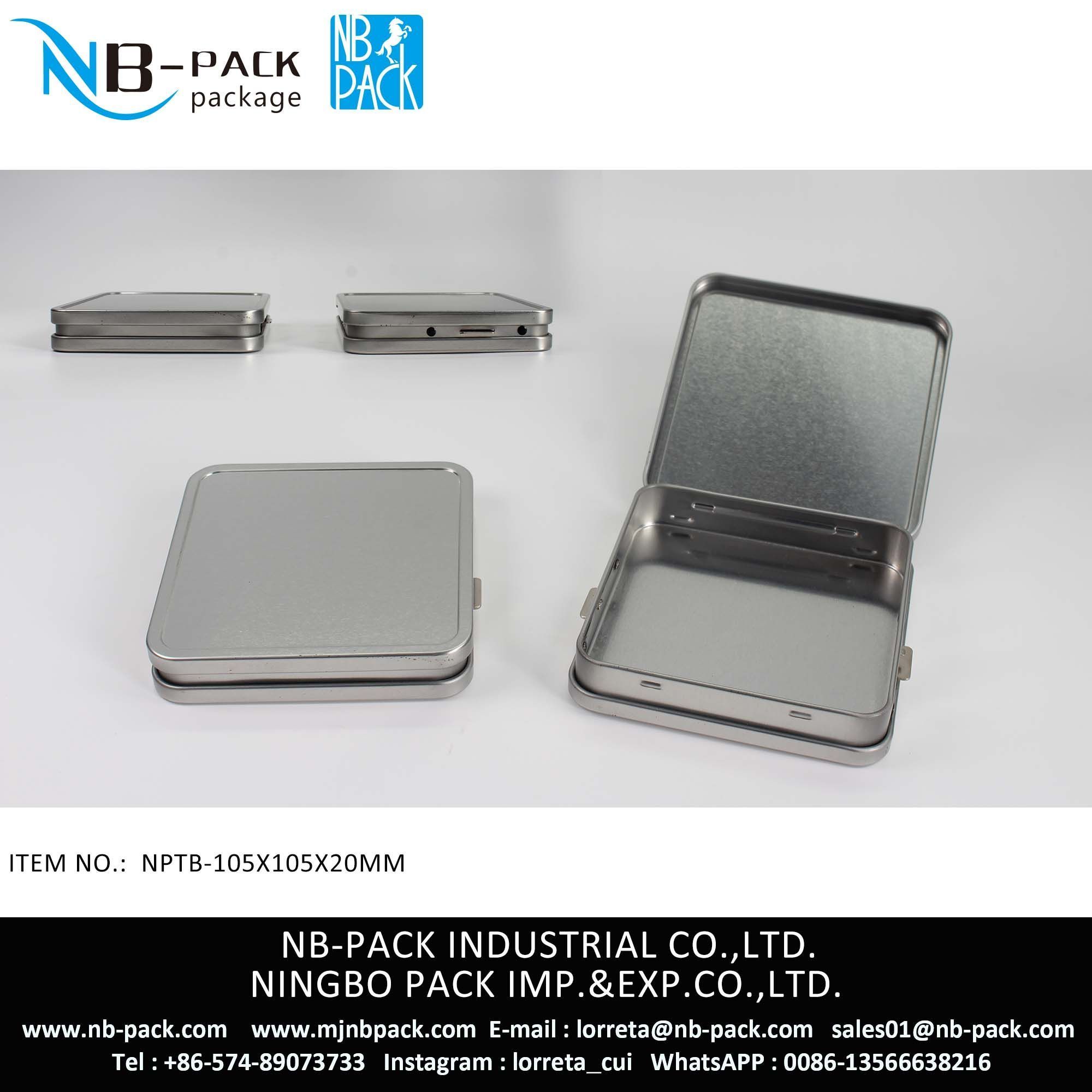 105mm Flip Cap Child Resistant Tin Box