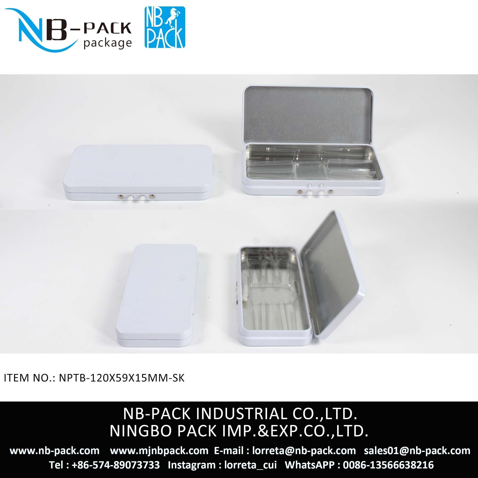 120mm Flip Cap Child Resistant Tin Box