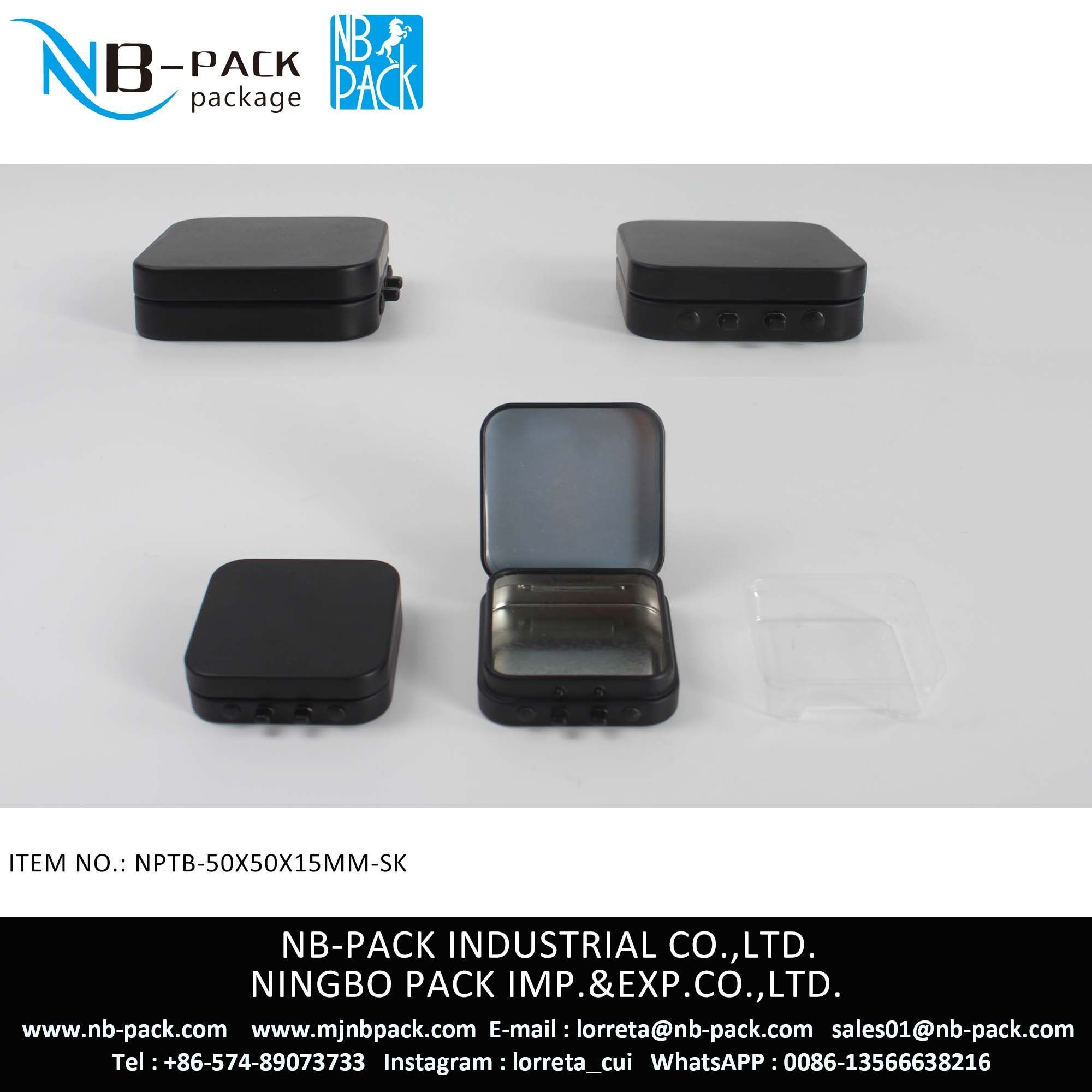 50mm Flip Cap Child Resistant Tin Box