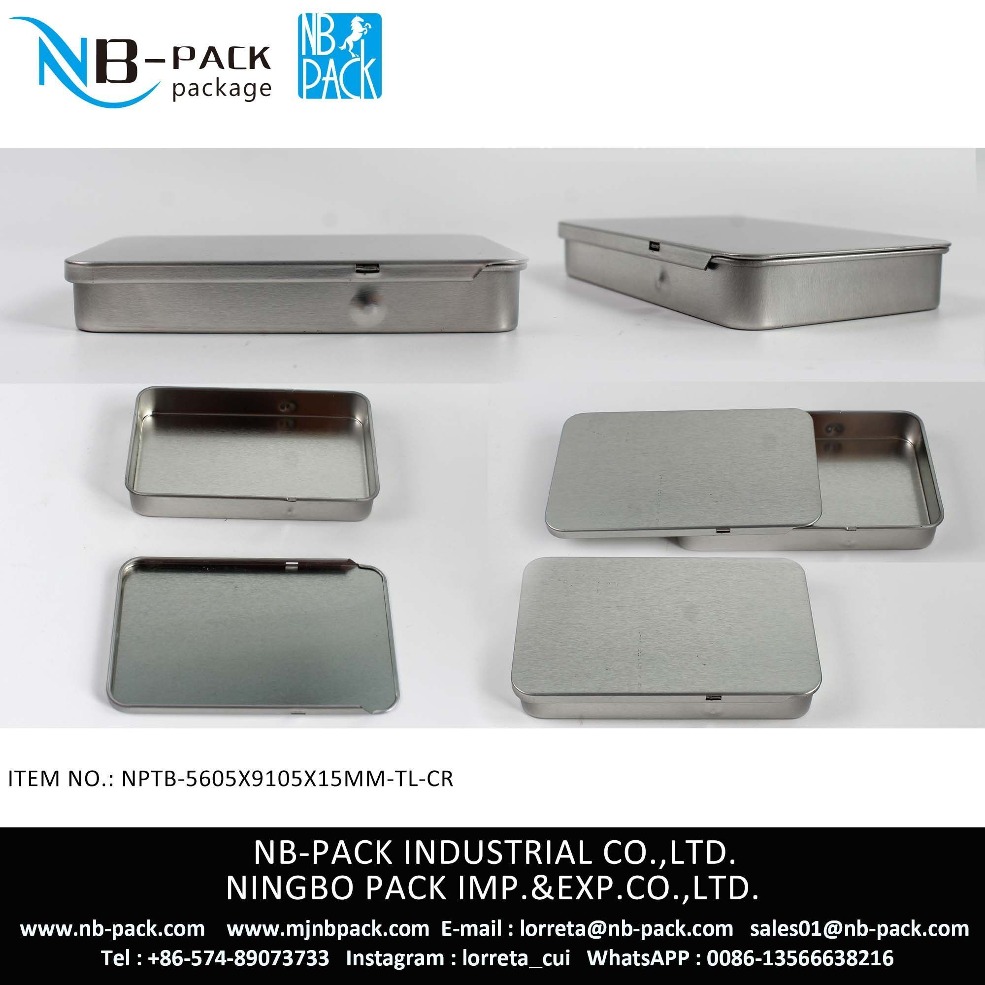 91.5mm Slide Cap Child Resistant Tin Box