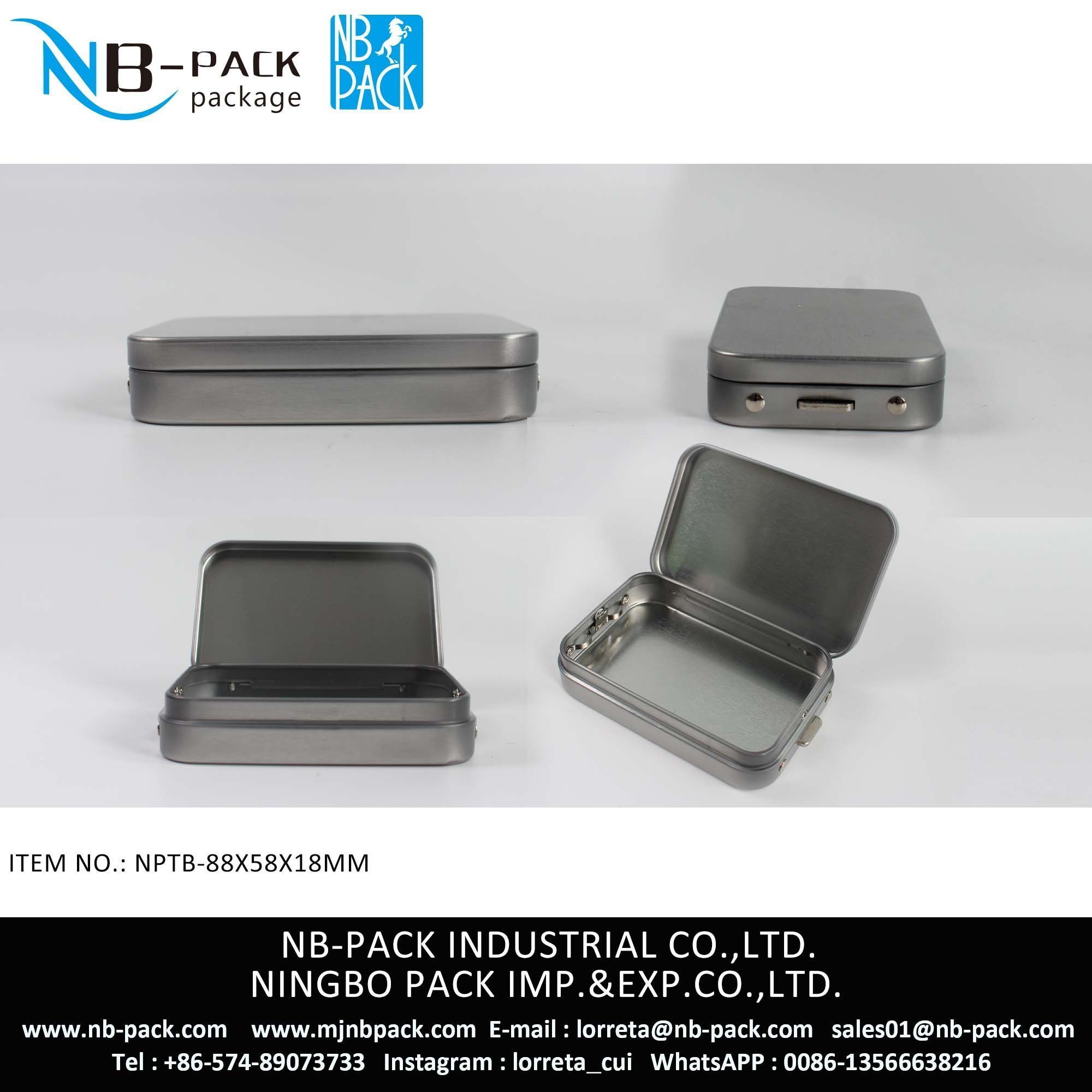 88mm Flip Cap Child Resistant Tin Box