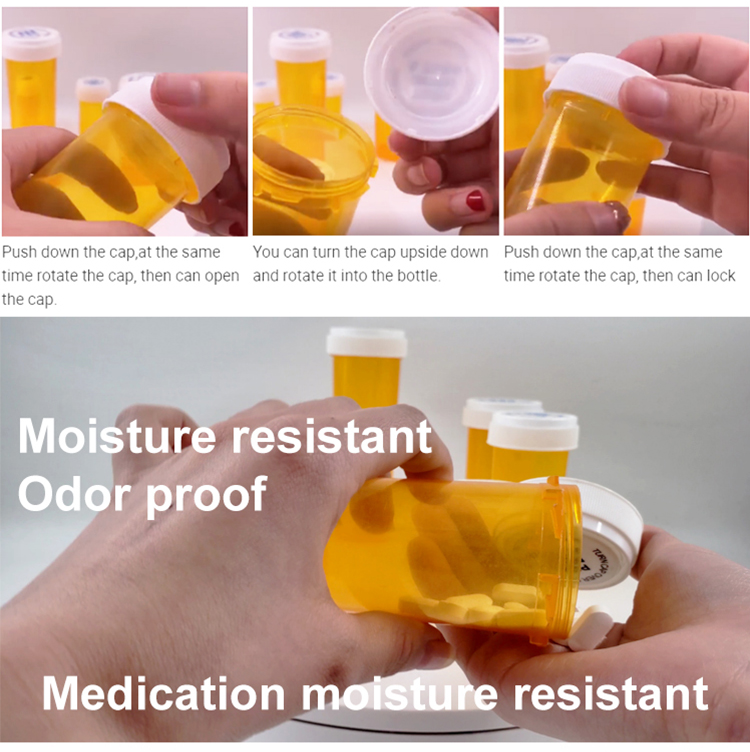 16DR Plastic Reversible Cap Vial