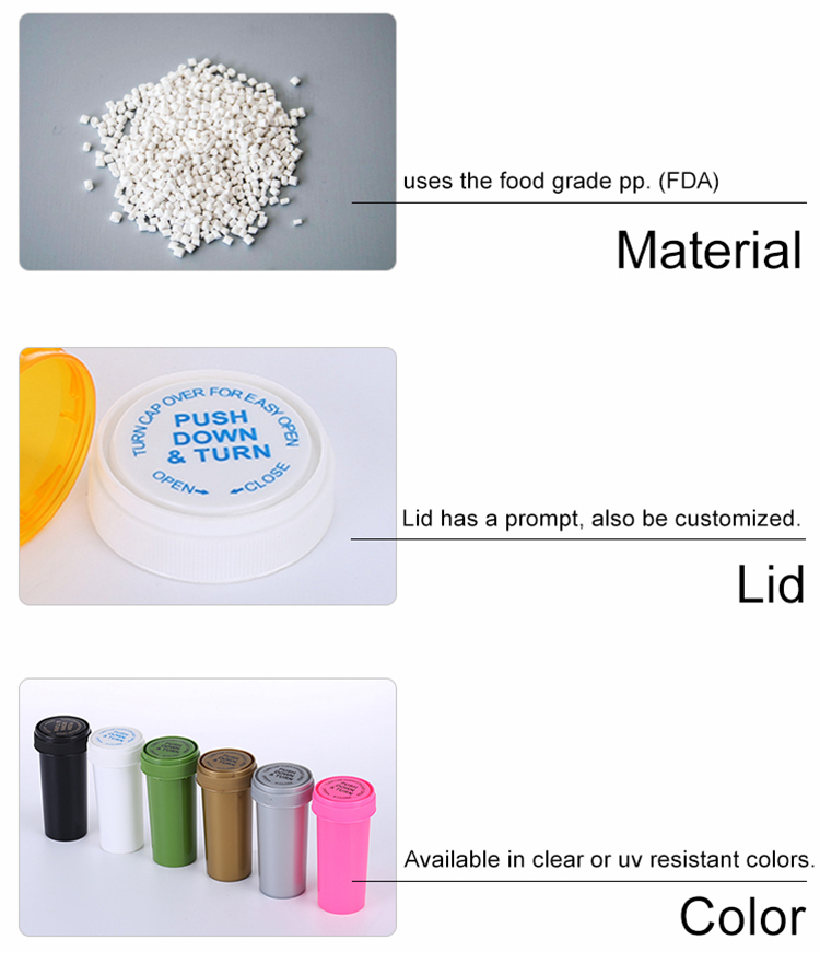 16DR Plastic Reversible Cap Vial