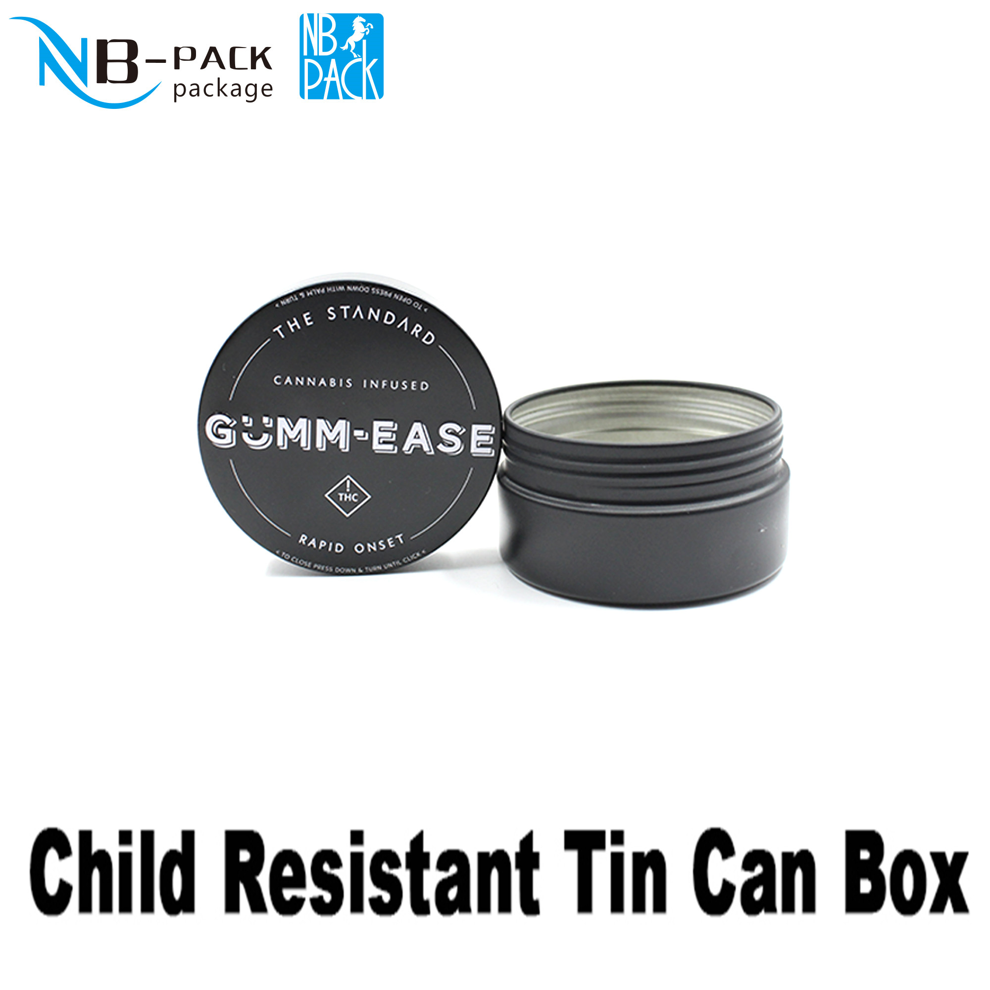 70ml Child Resistant Tin Jar